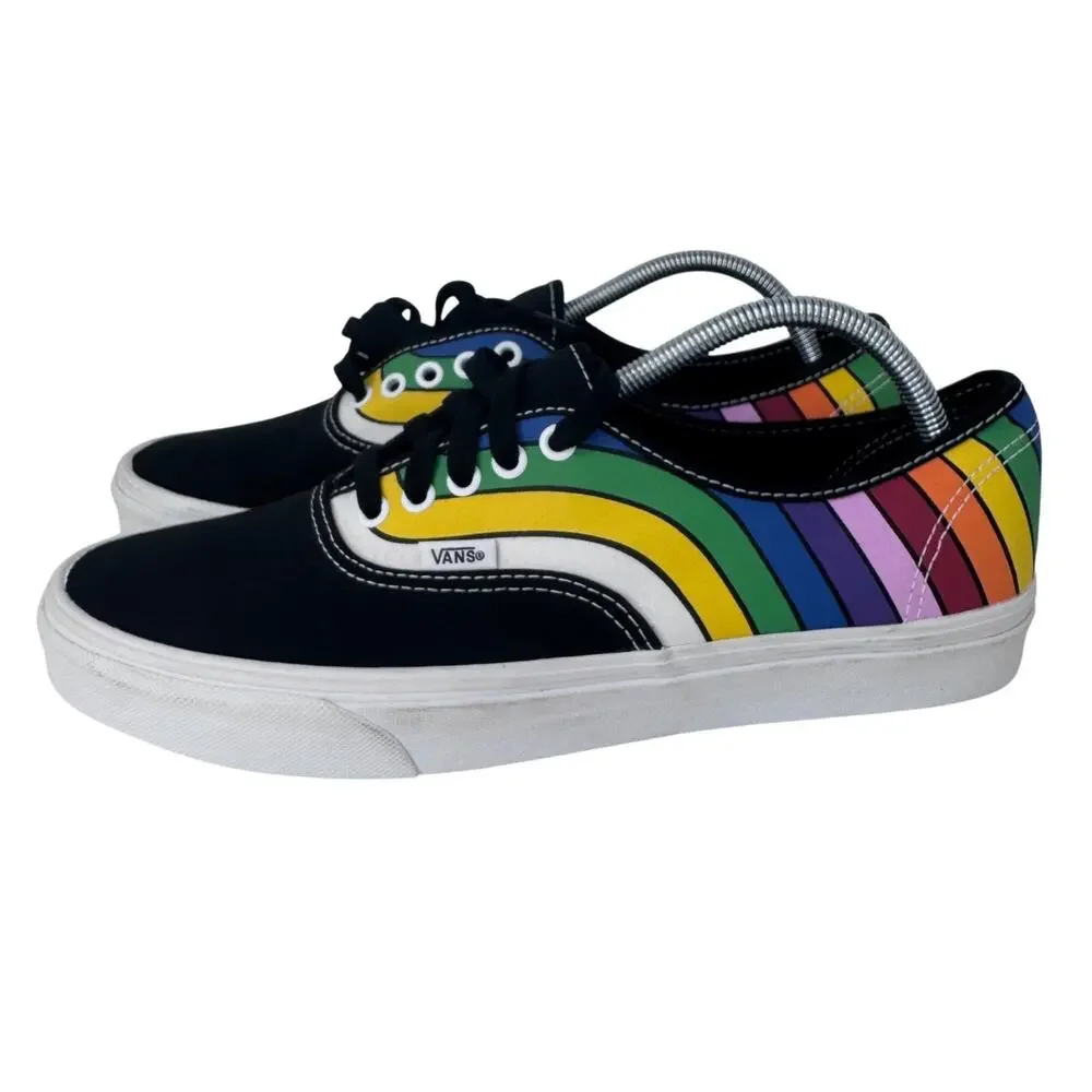 Vans Old Skool Rainbow Refract Skateboard Shoes Size 11.5 Mens 13 Womens Pride